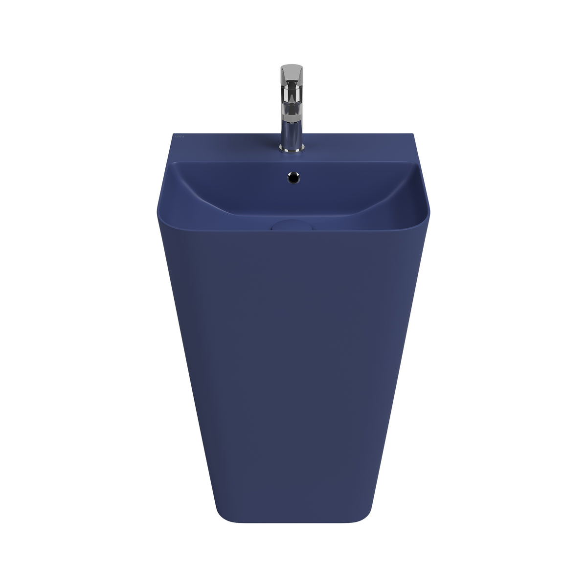 Sott Aqua Monoblok Yerden Lavabo 50 cm İsvea Mavisi