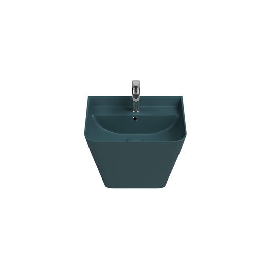 Sott Aqua Asma Monoblok Lavabo 50 cm Petrol Yeşili
