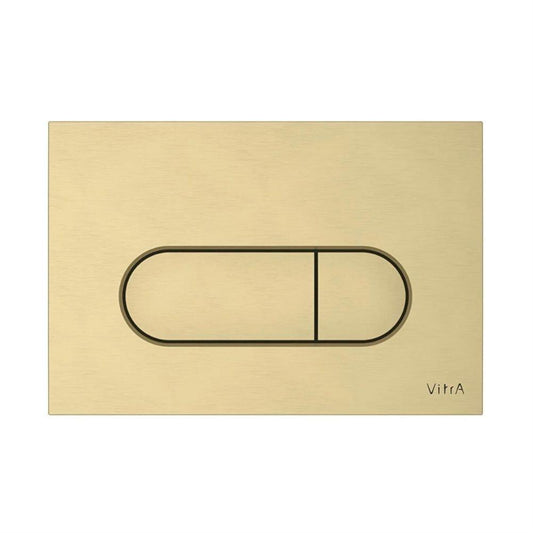 VitrA Root Round Kumanda Paneli Fırçalı Altın 740-2225