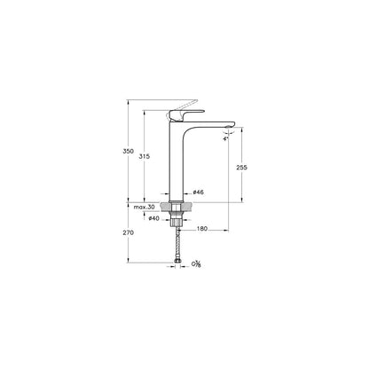 Vitra Root Round Çanak Lavabo Bataryası Bakır A4270726