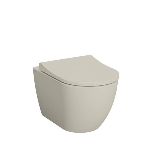 VitrA S60 Smooth Flush Asma Klozet Gizli Montajlı 54 cm Mat Bej 7510B020-0090