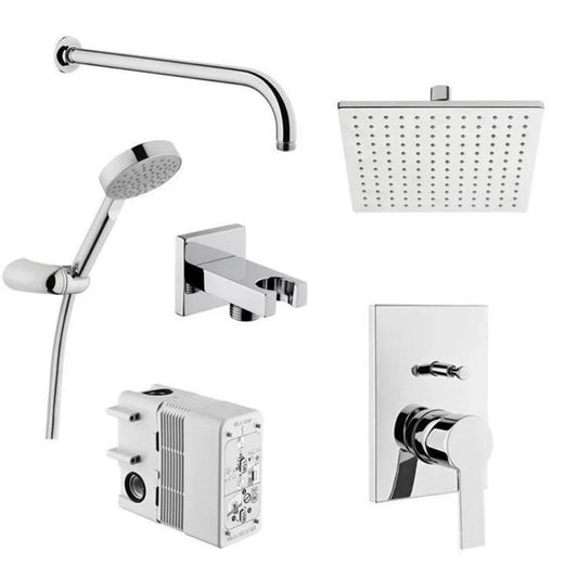 VitrA Root Square Ankastre Banyo Seti Krom A49280