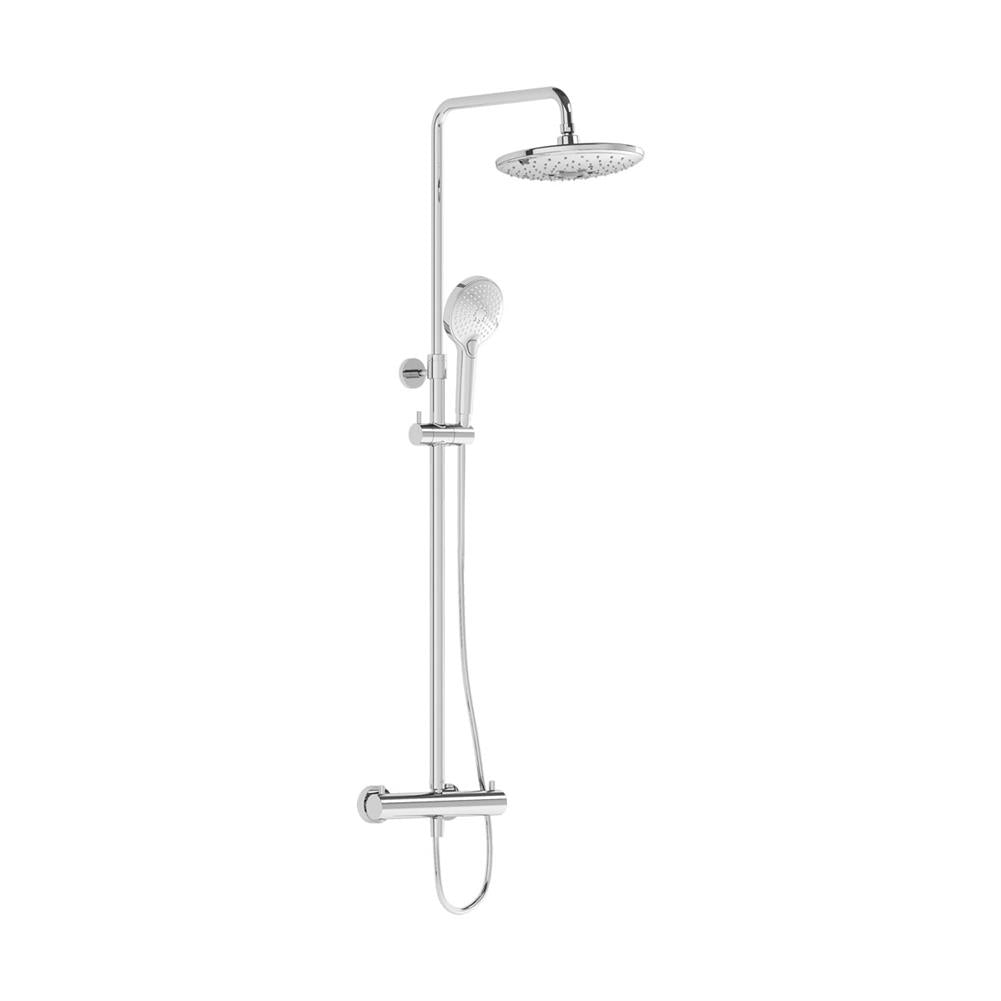 VitrA Bliss AquaHeat Bliss 240 2F Duş Sistemi Parlak Gümüş A47205