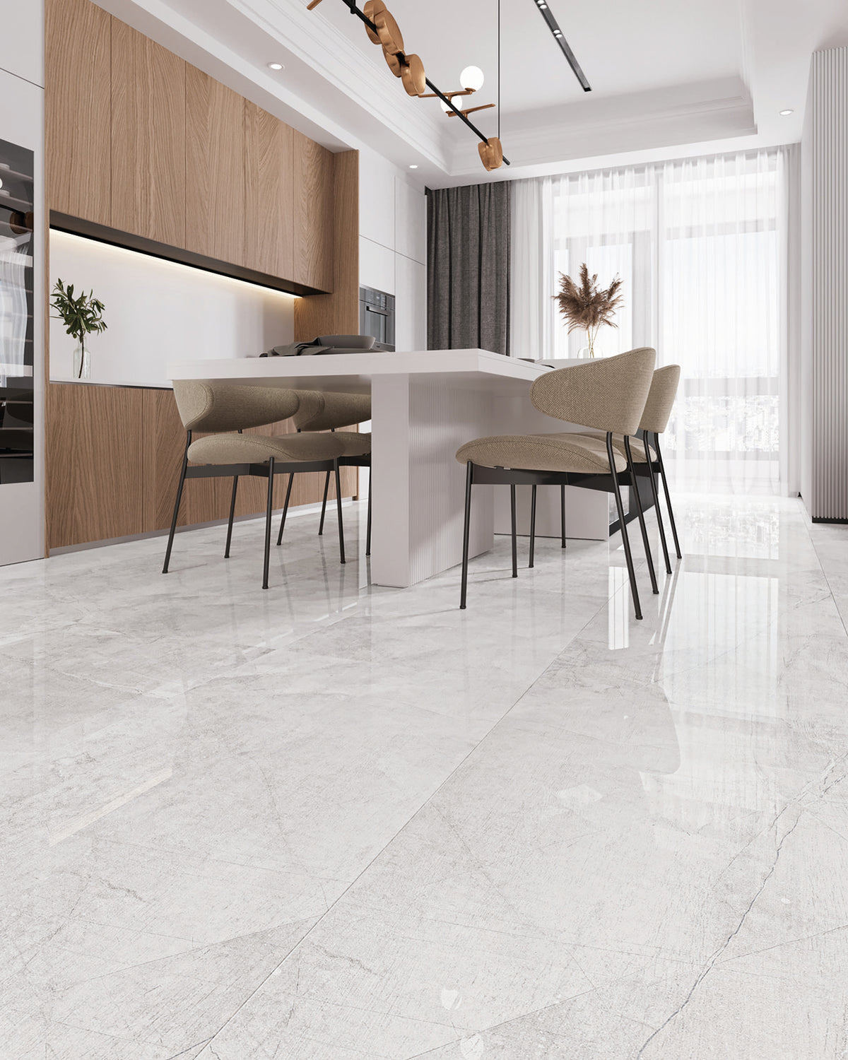 60X120 SMOKY LİGHT  SUGAR EFFECT